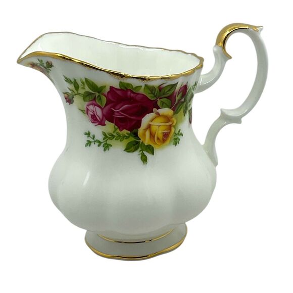 Vintage Royal Albert Old Country Roses Bone China Creamer Pitcher England - Picture 4 of 9